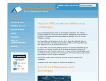 Tablet Screenshot of falkencamp-schwangau.de
